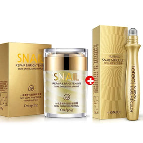 Kit Creme Snail & Collagen: Reparador Antissinais e Olheiras