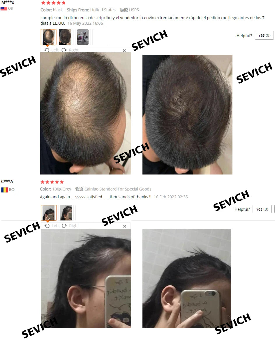 Fibra de cobertura Capilar com Aplicador - Sevich